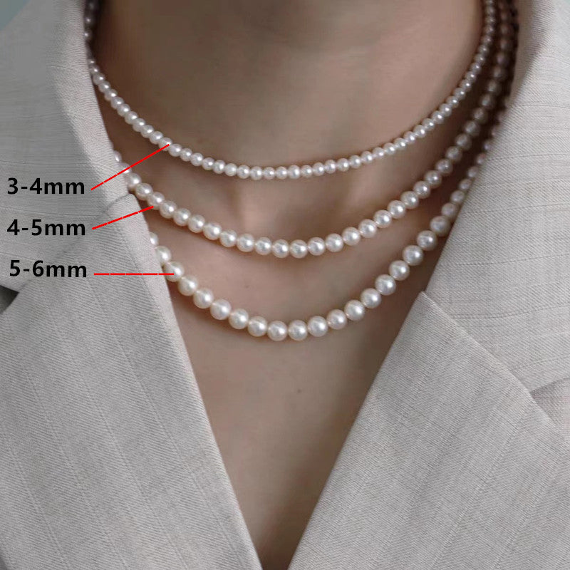 A natural pearl necklace for women WRX Pearls wholesale