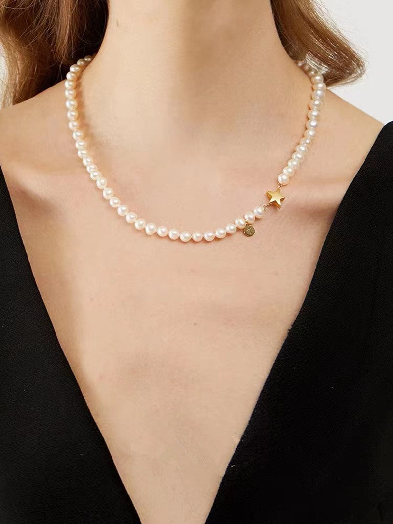A natural pearl necklace for women WRX Pearls wholesale