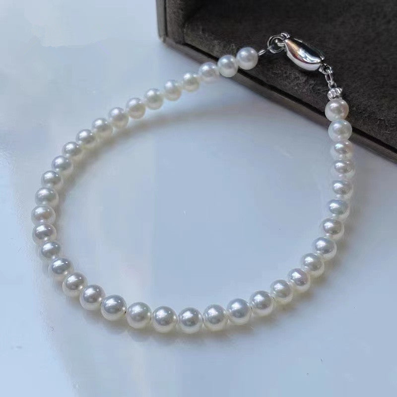 High quality white pearl bracelet WRX Pearls wholesale