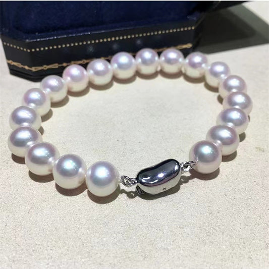 High quality white pearl bracelet WRX Pearls wholesale