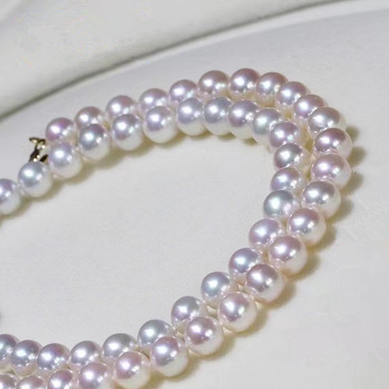 5.5mm-8mm AAAAA High quality white pearl bracelet WRX Pearls wholesale