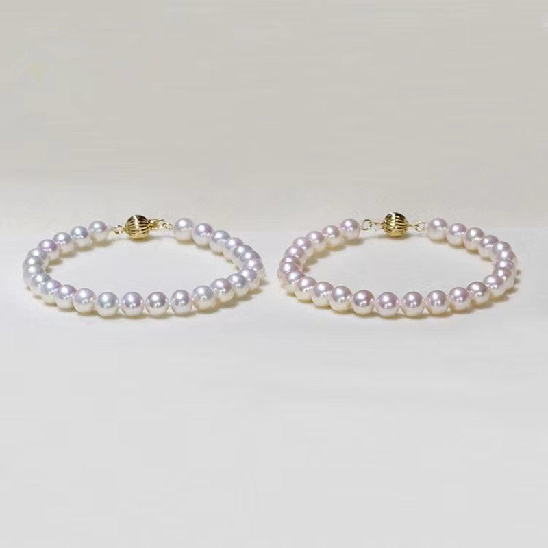 5.5mm-8mm AAAAA High quality white pearl bracelet WRX Pearls wholesale