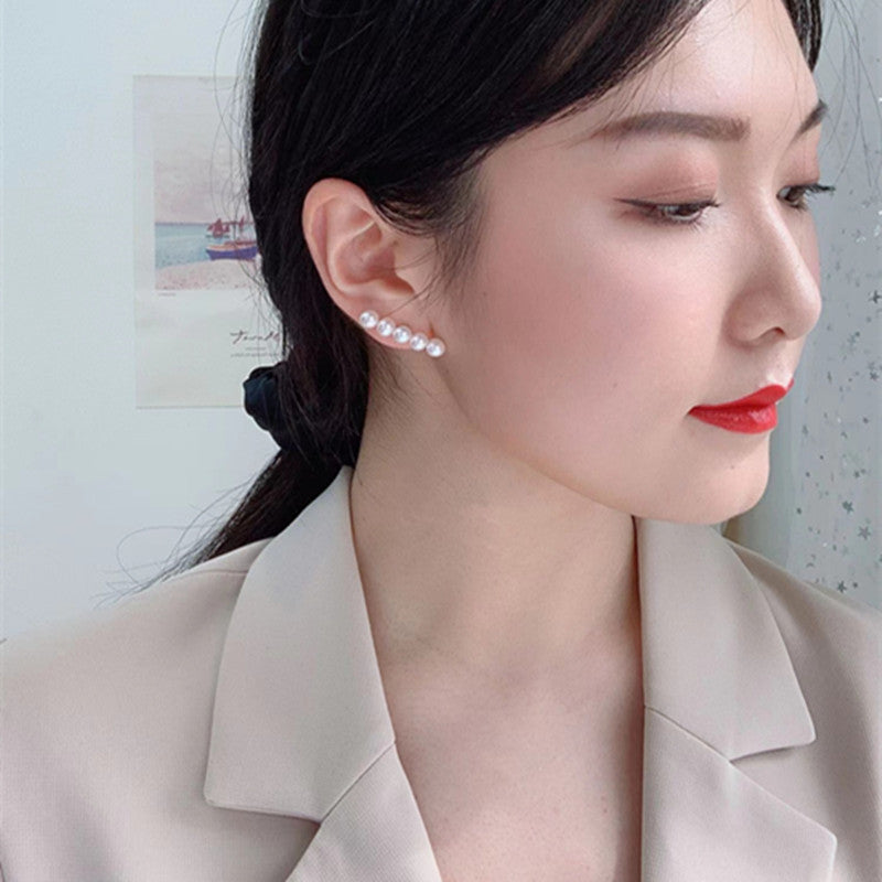 AAAAA High quality natural pearl ear pin WRX Pearls wholesale