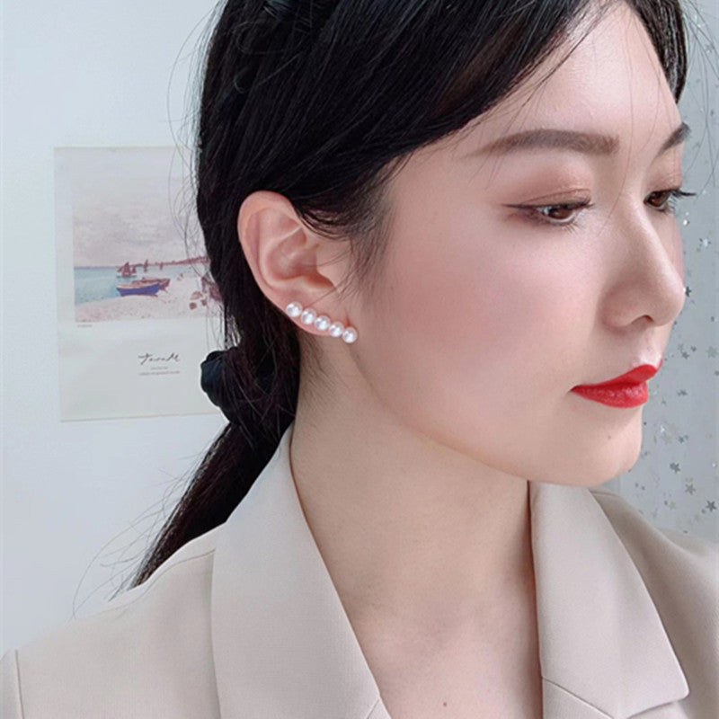 AAAAA High quality natural pearl ear pin WRX Pearls wholesale